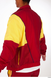 Nabil dressed sports upper body yellow Red athletic zip-up 0004.jpg